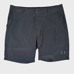 Smartwool Unlined Men's Black Athletic Running Workout Shorts Size Large